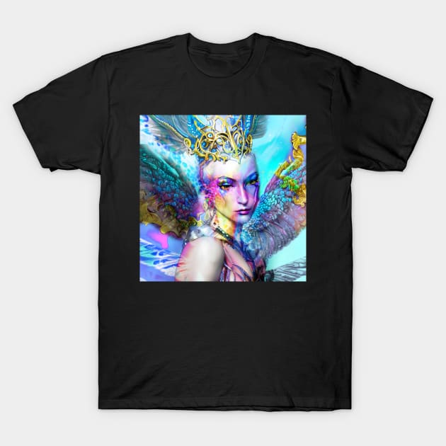 Hummmingbird Queen of the Tribe T-Shirt by REVOLTIX